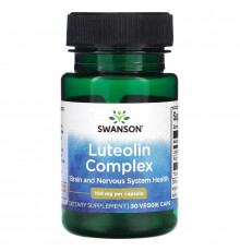Swanson, Luteolin Complex, 100 mg, 30 Veggie Caps