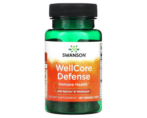 БАДы для укрепления иммунитета Swanson, WellCore Defense, 30 вегетарианских капсул БАДы для укрепления иммунитета Swanson, WellCore Defense, 30 вегетарианских капсул