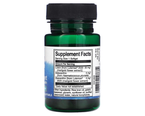 Swanson, Ultimate Ocular Antioxidant, 30 Softgels Swanson, Ultimate Ocular Antioxidant, 30 Softgels