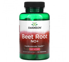 Овощи Swanson, Свекла NO +, 60 жевательных таблеток
