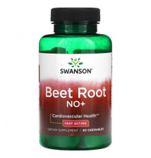 Овощи Swanson, Свекла NO +, 60 жевательных таблеток