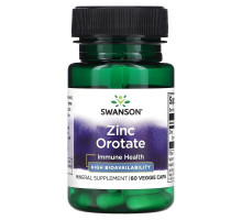 Swanson, Zinc Orotate, 60 Veggie Caps