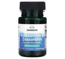 Swanson, Astaxanthin & Zeaxanthin, 60 Softgels