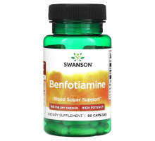 Swanson, Benfotiamine, High Potency, 160 mg, 60 Capsules