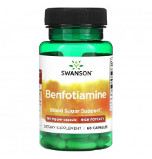 Swanson, Benfotiamine, High Potency, 160 mg, 60 Capsules