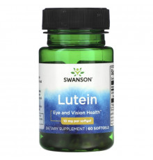 Swanson, Lutein, 10 mg, 60 Softgels