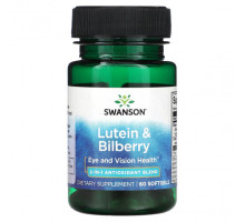 Для глаз Lutein & Bilberry, 60 Softgels