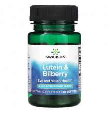 Для глаз Lutein & Bilberry, 60 Softgels