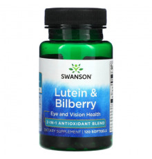 Для глаз Lutein & Bilberry, 120 Softgels