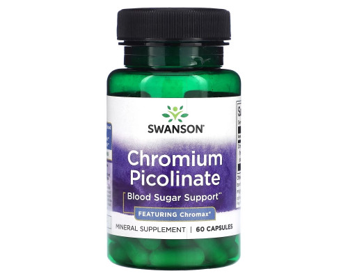 Swanson, Chromium Picolinate, 60 Capsules