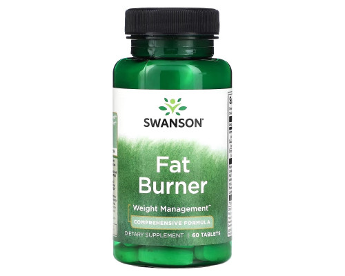 Swanson, Fat Burner, 60 таблеток Swanson, Fat Burner, 60 таблеток