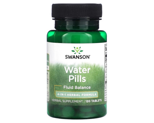 Swanson, Water Pills, 120 Tablets Swanson, Water Pills, 120 Tablets