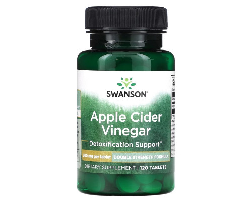 Swanson, Apple Cider Vinegar, 200 mg, 120 Tablets Swanson, Apple Cider Vinegar, 200 mg, 120 Tablets
