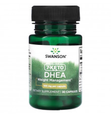 Swanson, 7-Keto DHEA, 100 mg, 30 Capsules