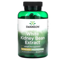 Swanson, White Kidney Bean Extract, 500 mg, 180 Capsules