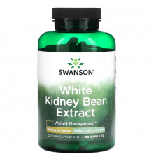 Swanson, White Kidney Bean Extract, 500 mg, 180 Capsules