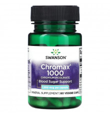 Swanson, Chromax 1000, Chromium Picolinate, 1,000 mcg, 60 Veggie Caps