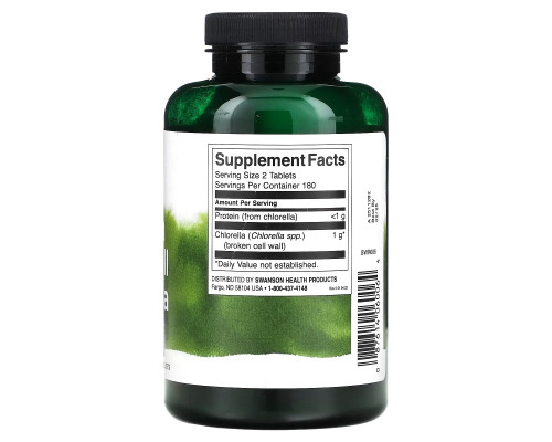 Swanson, Broken Cell Wall Chlorella, 360 Tablets Swanson, Broken Cell Wall Chlorella, 360 Tablets