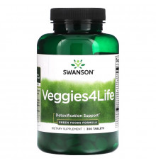Swanson, Veggies4Life, 300 Tablets