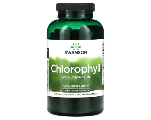 Swanson, Chlorophyll, 300 Veggie Capsules Swanson, Chlorophyll, 300 Veggie Capsules