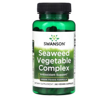 Swanson, Seaweed Vegetable Complex, 60 Veggie Capsules
