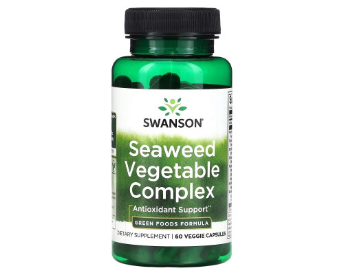Swanson, Seaweed Vegetable Complex, 60 Veggie Capsules Swanson, Seaweed Vegetable Complex, 60 Veggie Capsules