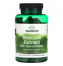 Swanson, Broccoli Extract with Glucosinolates, 120 Veggie Capsules