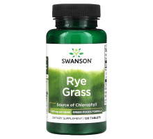 Swanson, Rye Grass, 500 mg , 120 Tablets