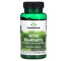 Swanson, Wild Blueberry with Whole Wild Blueberries, 250 mg, 90 Veggie Capsules