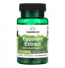 Swanson, Eggplant Extract , 450 mg , 30 Veggie Caps