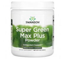Зелень и зеленые овощи Super Green Max Plus Powder, 9 oz (255 g)
