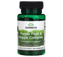 Swanson, Purple Fruit & Veggie Complex, 60 Veggie Caps