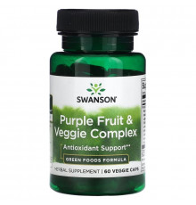 Swanson, Purple Fruit & Veggie Complex, 60 Veggie Caps
