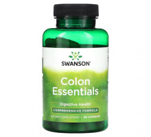 Для пищеварительной системы Swanson, Colon Essentials, 90 капсул