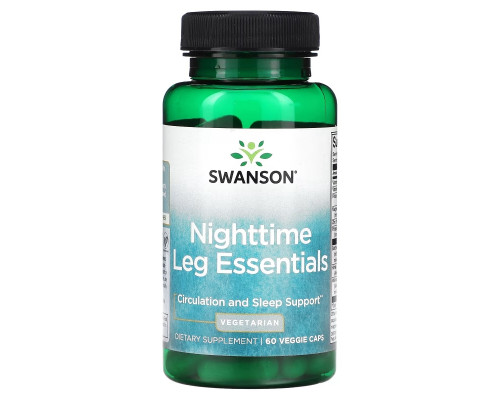 Swanson, Nighttime Leg Essentials, 60 Veggie Caps Swanson, Nighttime Leg Essentials, 60 Veggie Caps