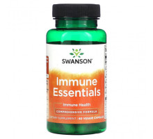 БАДы для укрепления иммунитета Swanson, Immune Essentials, 60 растительных капсул