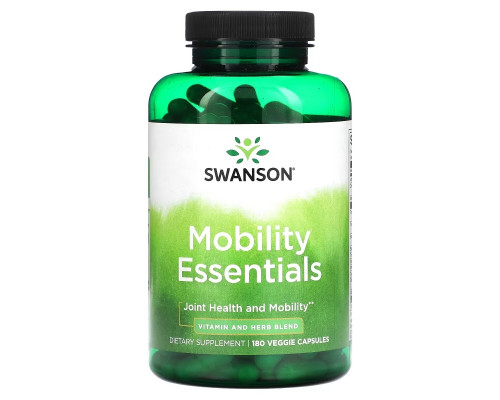 Swanson, Mobility Essentials, 180 Veggie Capsules Swanson, Mobility Essentials, 180 Veggie Capsules
