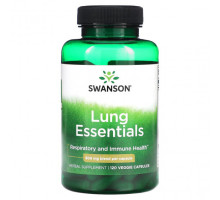 Для здоровья дыхательной системы Lung Essentials, 500 mg, 120 Veggie Capsules
