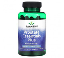 Мужское здоровье Swanson, Prostate Essentials Plus, 90 растительных капсул