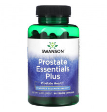 Мужское здоровье Swanson, Prostate Essentials Plus, 90 растительных капсул