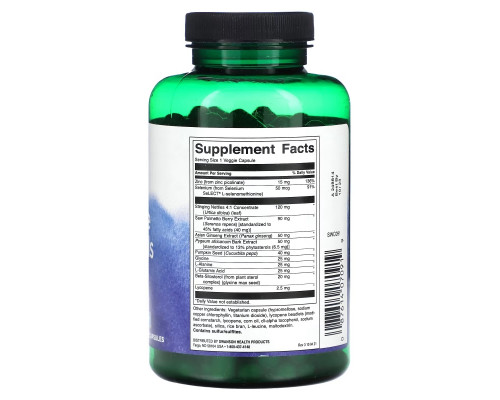 Swanson, Prostate Essential Plus, 180 растительных капсул