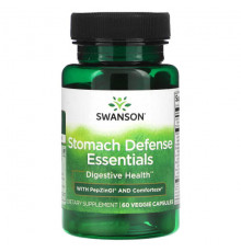 Для пищеварительной системы Swanson, Stomach Defense Essentials, 60 растительных капсул