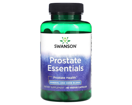 Swanson, Prostate Essentials, 90 растительных капсул Swanson, Prostate Essentials, 90 растительных капсул