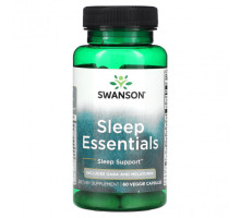 Для здорового сна Swanson, Sleep Essentials, 60 растительных капсул