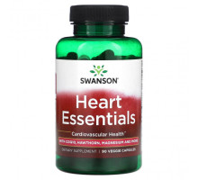 Для сердца и сосудов Swanson, Heart Essentials, 90 растительных капсул
