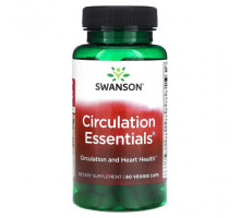 Растительные экстракты и настойки Circulation Essentials, 60 Veggie Caps