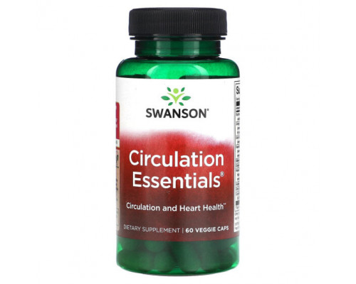 Растительные экстракты и настойки Circulation Essentials, 60 Veggie Caps Растительные экстракты и настойки Circulation Essentials, 60 Veggie Caps