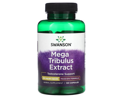 Swanson, Mega Tribulus Extract, 250 mg, 120 Capsules