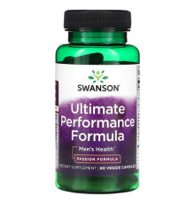 Мужское здоровье Swanson, Ultimate Performance Formula, для мужского здоровья, 60 растительных капсул