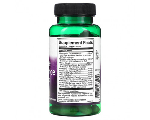 Мужское здоровье Swanson, Ultimate Performance Formula, для мужского здоровья, 60 растительных капсул Мужское здоровье Swanson, Ultimate Performance Formula, для мужского здоровья, 60 растительных капсул